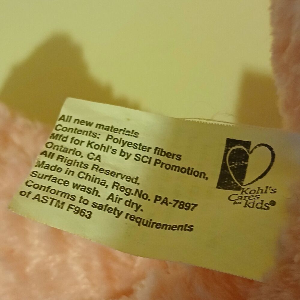 Kohl's Cares Dr. Seuss Cat in the Hat Pink Fish Stuffed Plush Animal Toy Doll - Picture 5 of 5